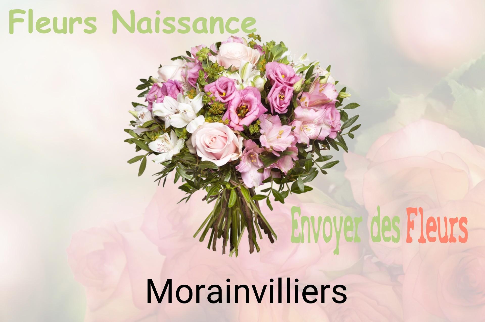 Bouquet de fleurs de naissance livré à Morainvilliers